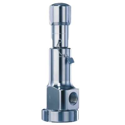Van An Toàn LESER Type 481 - Packed knob H4 - Inlet - Aseptic clamp and nut - Outlet- Threaded connection